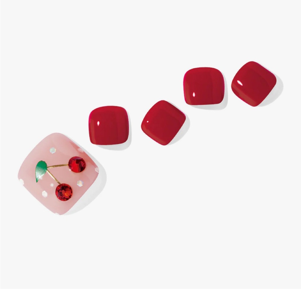 Ohora Cherry Berry Semi-Cured Gel Pedicure Set